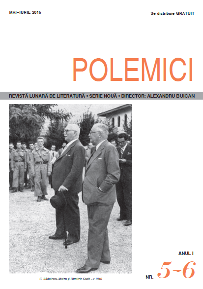 Revista POLEMICI 5-6 mai-iunie 2016