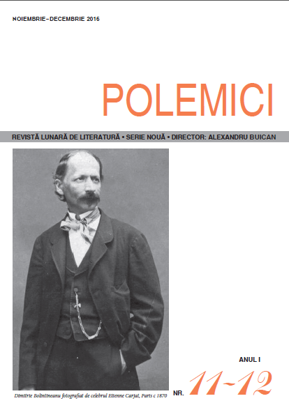 Revista POLEMICI 11-12 noiembrie-decembrie 2016