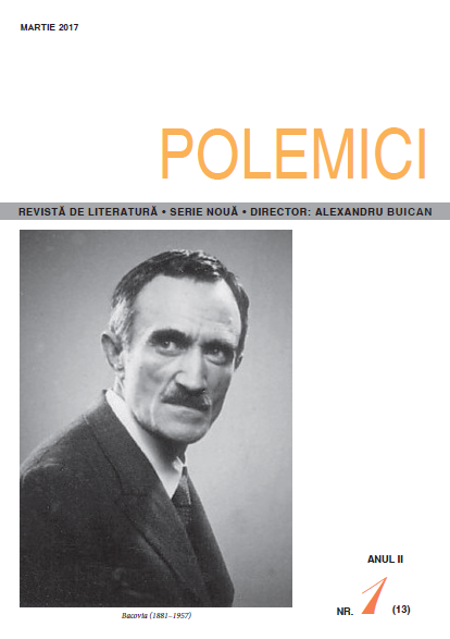 Revista POLEMICI ANUL II, NR. 1 (13), MARTIE 2017